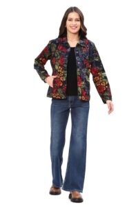 Parsley & Sage, Missy fit, vibrant colored jacket.